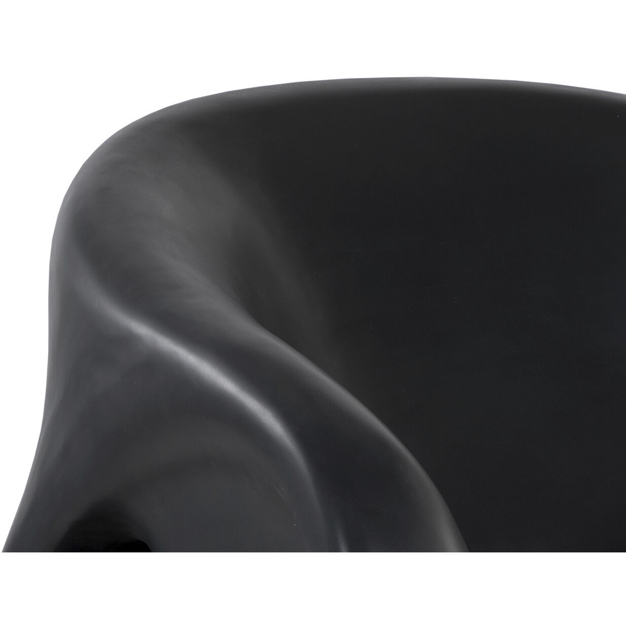 Orson Black Outdoor Lounge Chair